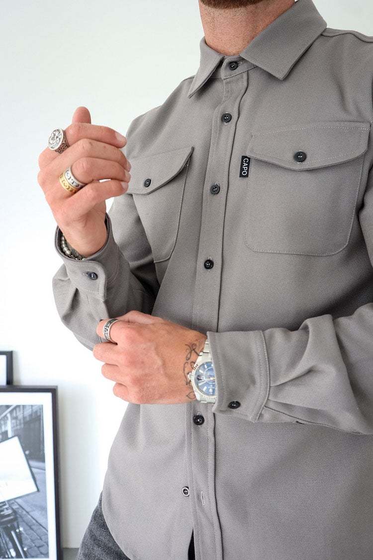 Veste chemise boutonnée