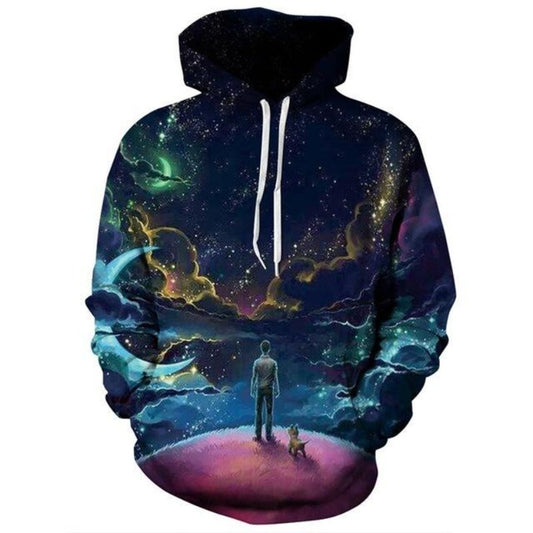 Discovering Planet 3D-gedruckter Welt-Hoodie