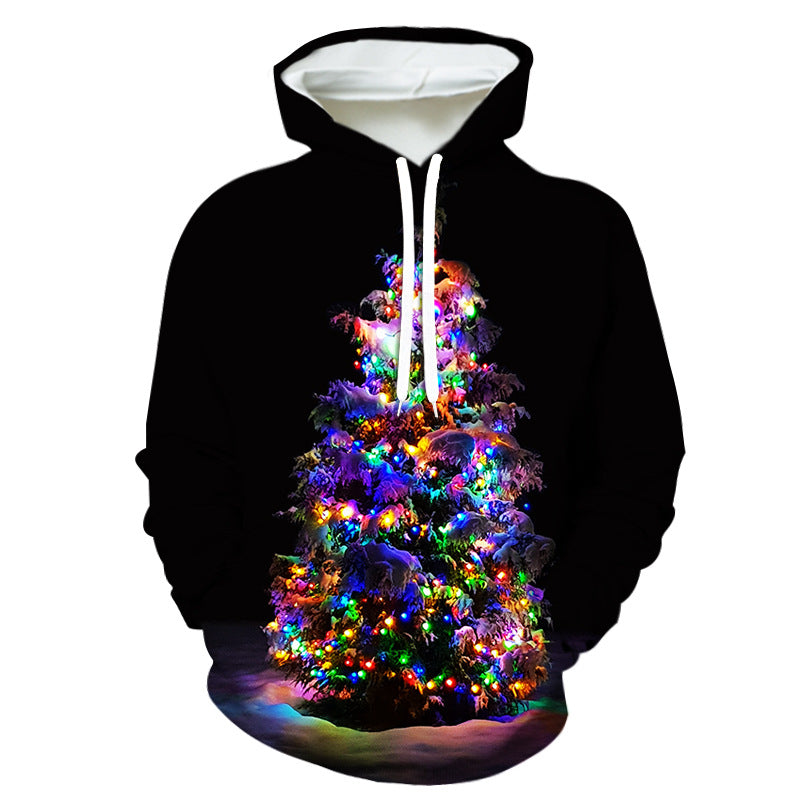 Christmas Fashion Santa 3D Printed Hoodie