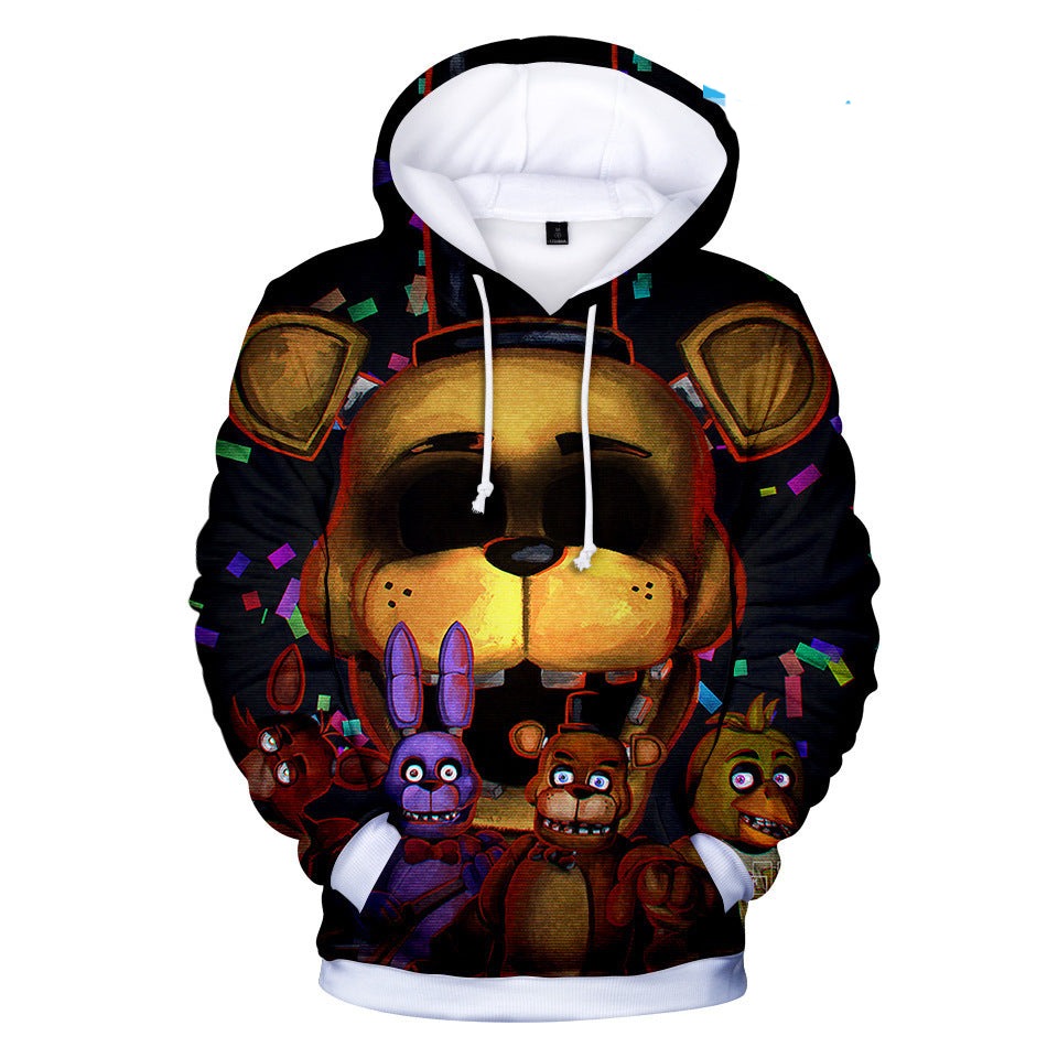 Vibrant Cartoon Digital Printed 3D Hoodie