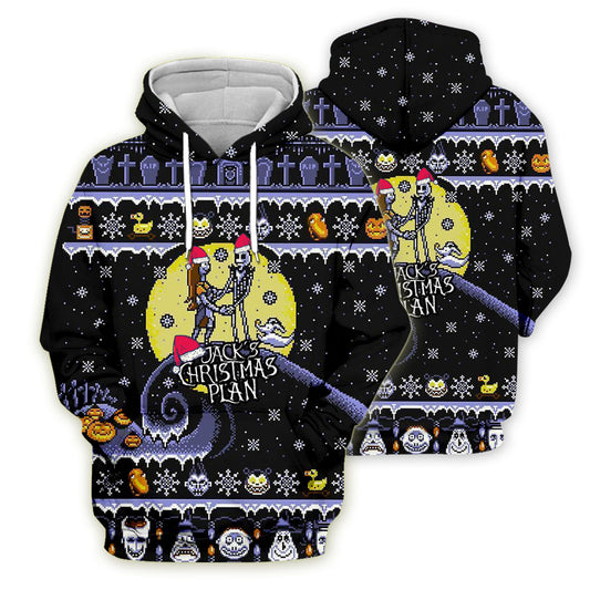 Multi Shade Christmas Digital Printed Hoodie Collection