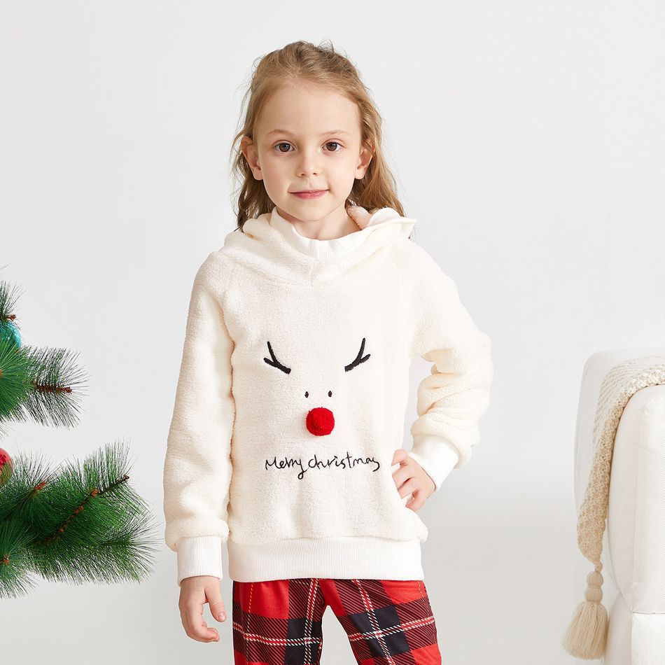 Ensemble de pyjamas assortis pour la famille de Noël imprimés en 3D avec élans