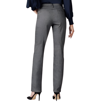 Comfortable Mid Rise Work Trousers For Women