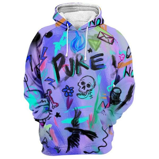 Sketched Pure 3D Printed Hoodie