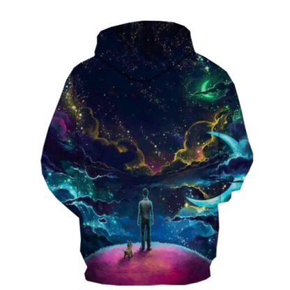 Discovering Planet 3D Printed World Hoodie