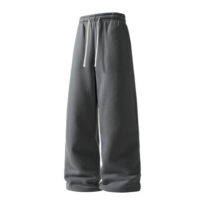 Pack Of 4 Thick Fleece Stretch Drawstring Sweatpants For Men