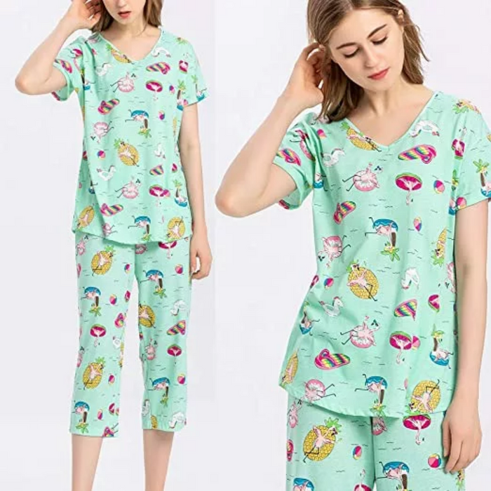 Nighttime Wear Top and Pajamas Sets