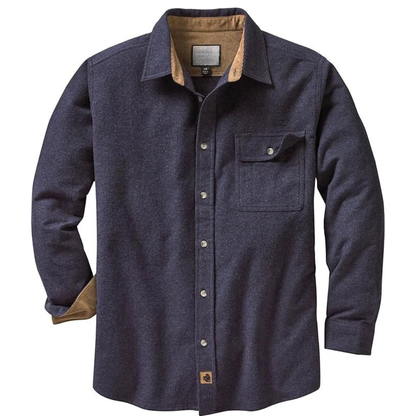 Long Sleeve And Button Down Flannel Shirt For Men