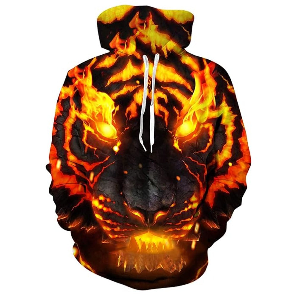 Artistic Elegant Animal Printed 3D Hoodie