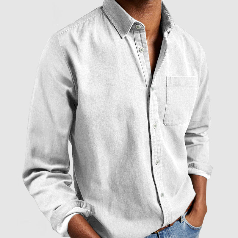 Classic Long Sleeve Button Up Shirt