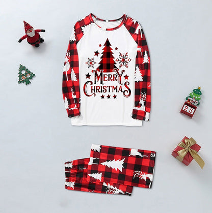 Fashion Family Christmas Print Pajama Set