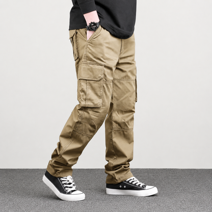 Loose Casual Street Style Cargo Pant With Drawstring For Men