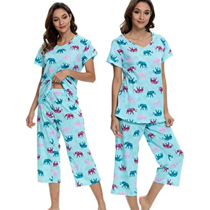 Nighttime Wear Top and Pajamas Sets