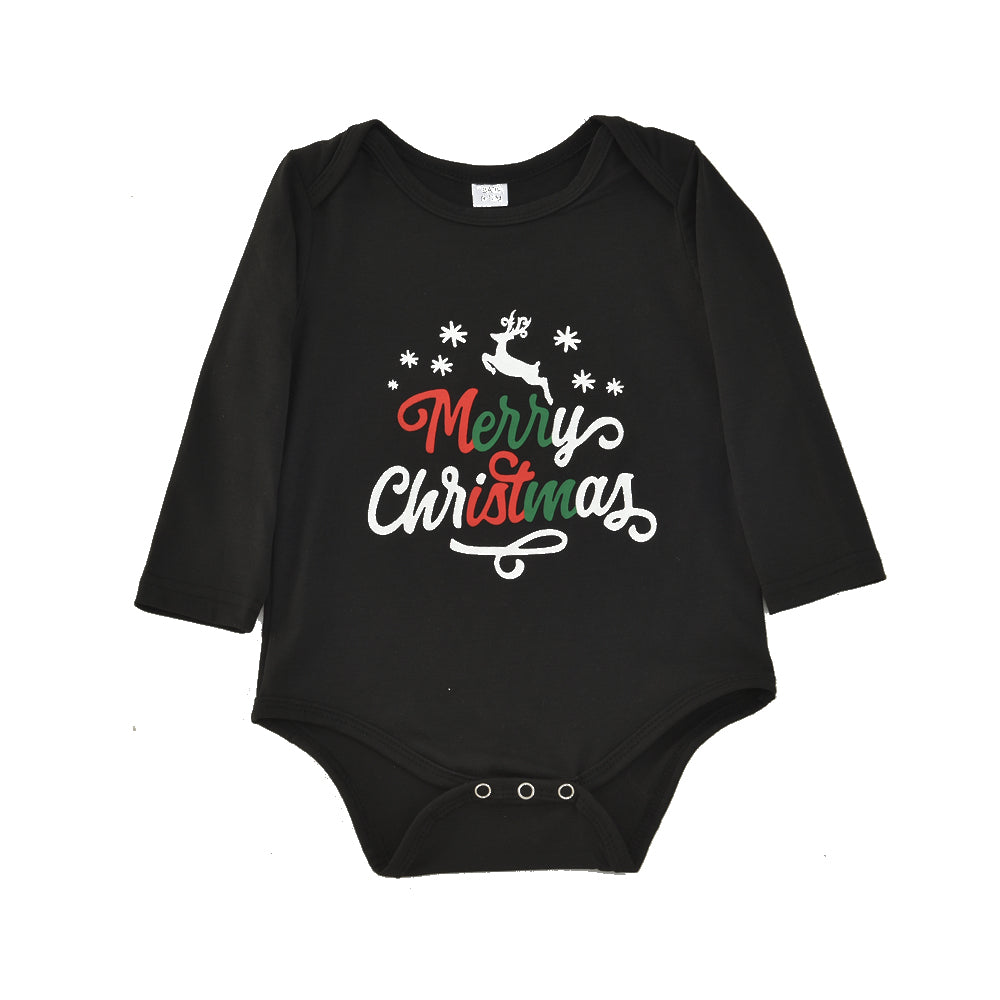 Merry Christmas Printed Family Matching Pajamas Set