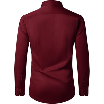 Long Sleeve And Wrinkle Free Button Down Shirt For Men