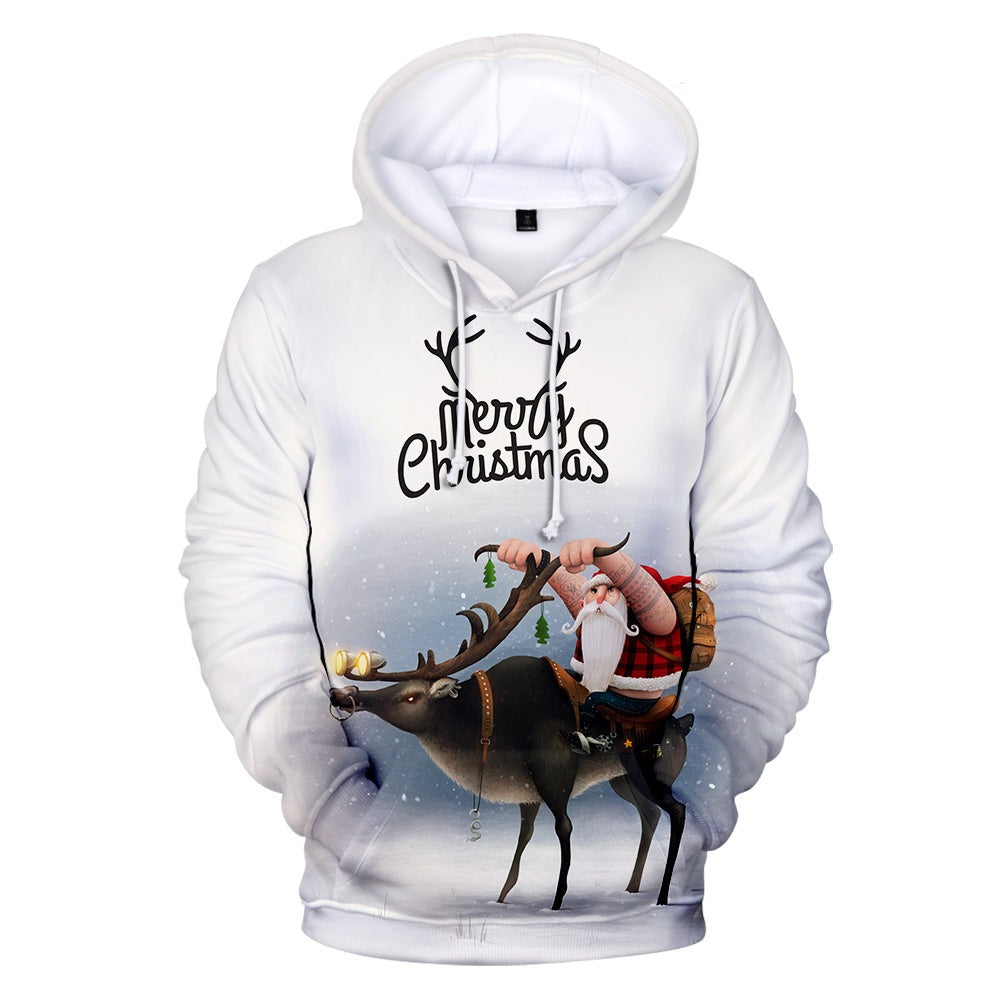 Weihnachts-Digitaldruck-3D-Hoodie-Kollektion