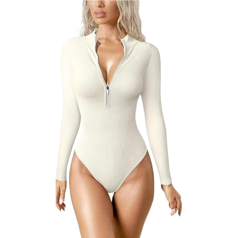 Fashionable Seamless Slimming Long Sleeve Bodysuit