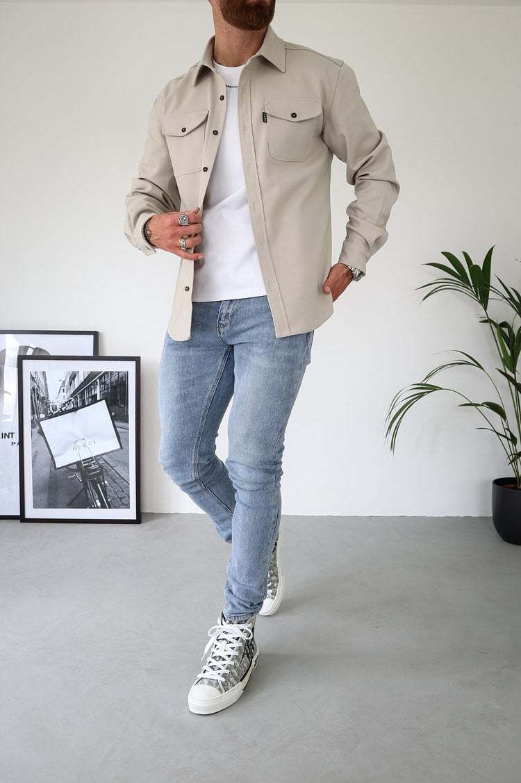 Veste chemise boutonnée