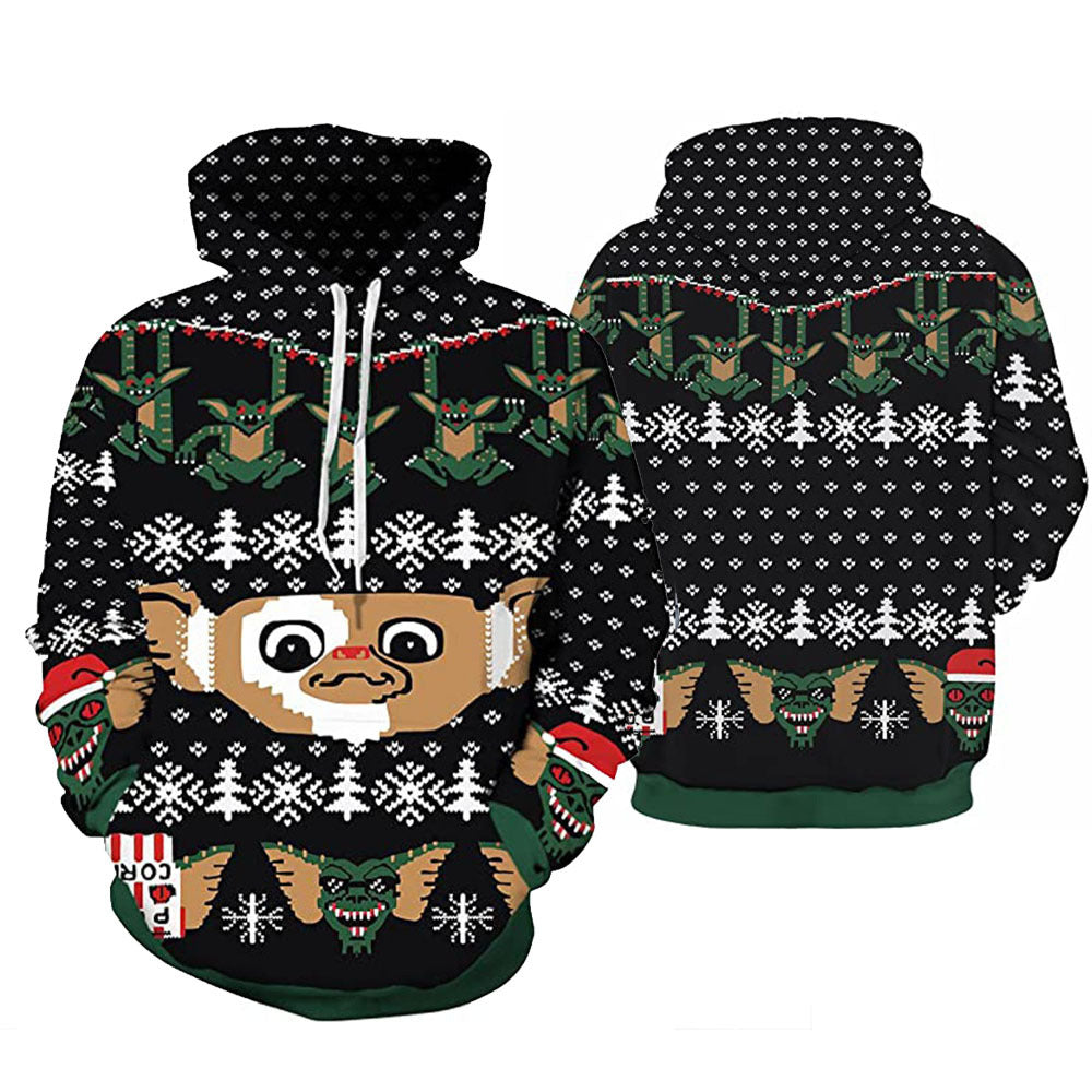 Christmas Pattern Printed Classic Hoodie Collection