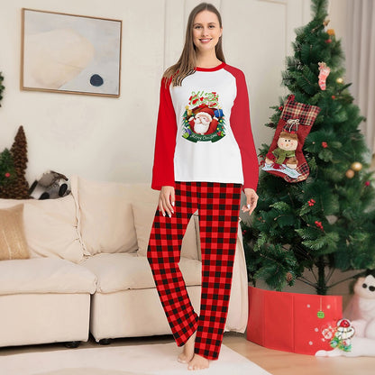 Merry Christmas Santa Printed Family Matching Pajamas Set