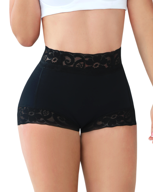 Damen Shapewear Figurformender Slip mit Spitze, klassisch, für den Alltag