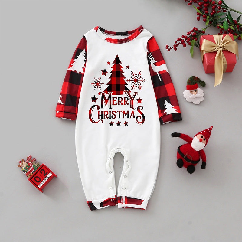 Fashion Family Christmas Print Pajama Set