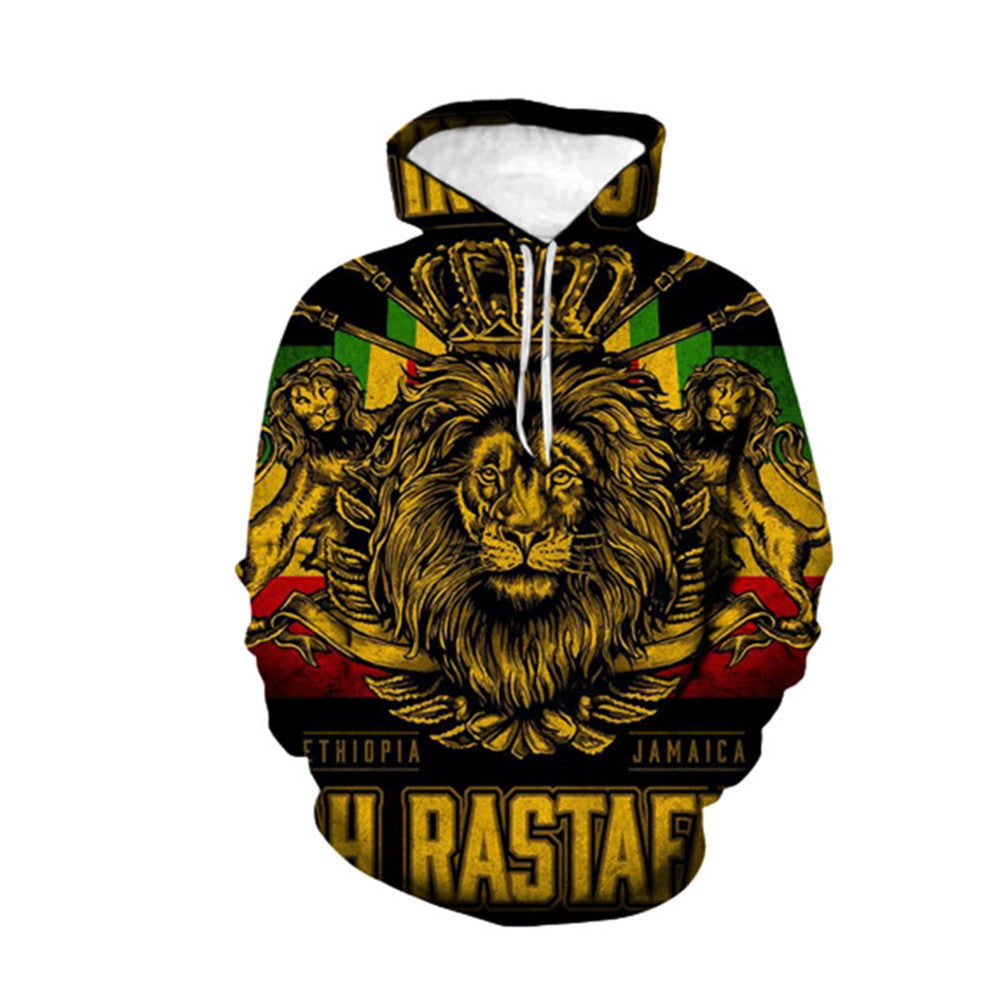 Epic Lion Printed Elegant 3D Hoodie