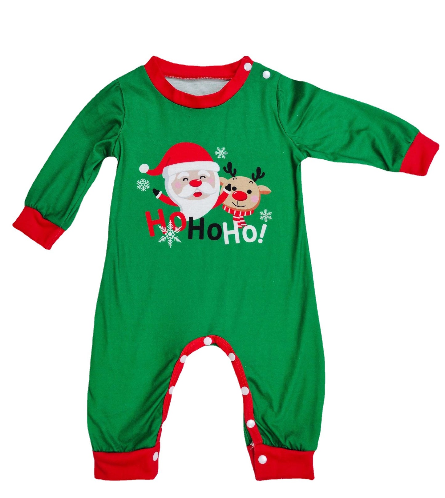 Ho Ho Ho Santa Weihnachts-Familien-passendes Pyjama-Set