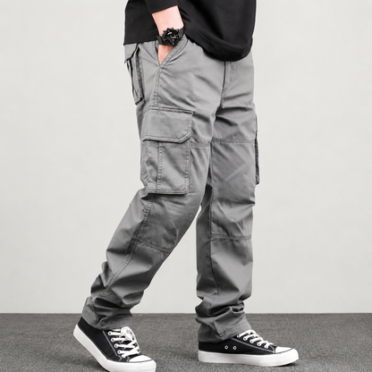 Loose Casual Street Style Cargo Pant With Drawstring For Men