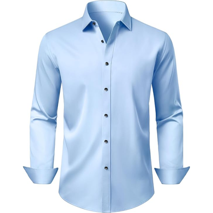 Long Sleeve And Wrinkle Free Button Down Shirt For Men