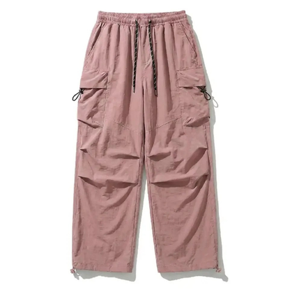 Streetwear Baggy Fit Cargo Trousers With Pockets