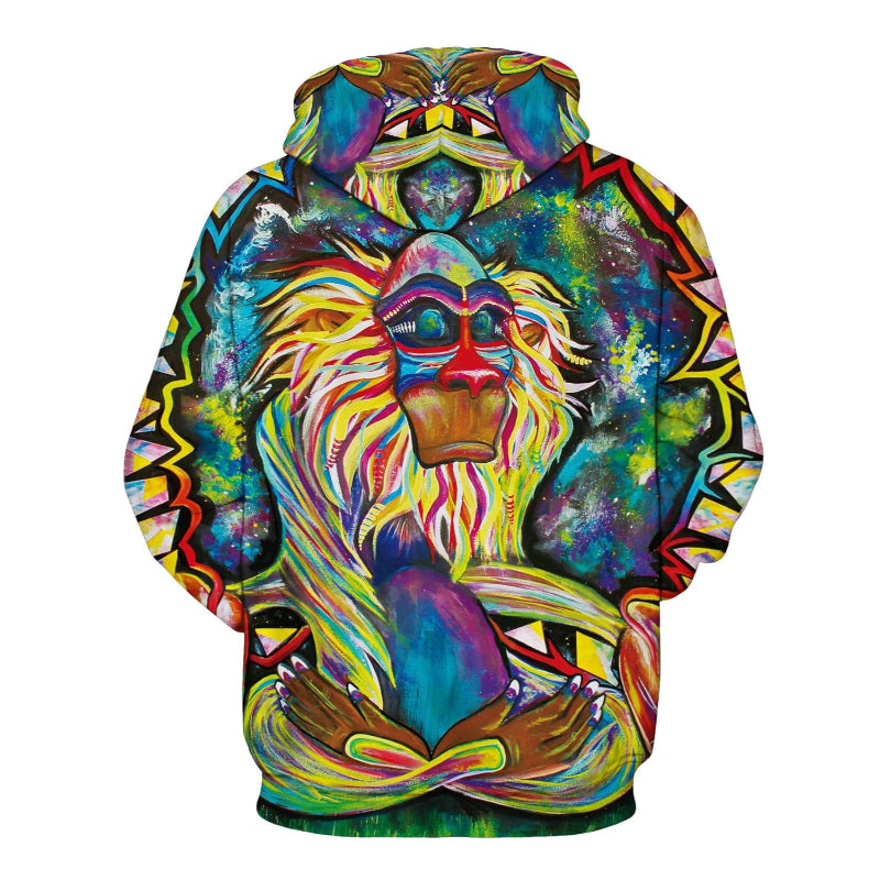 Rafiki Monkey Lion King 3D Hoodie