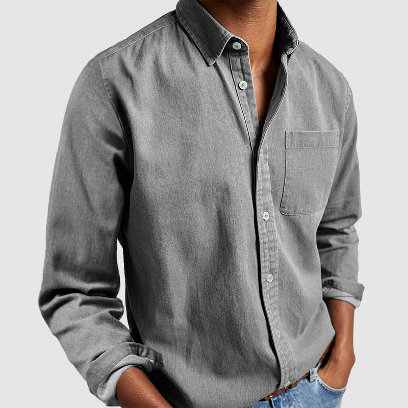 Classic Long Sleeve Button Up Shirt