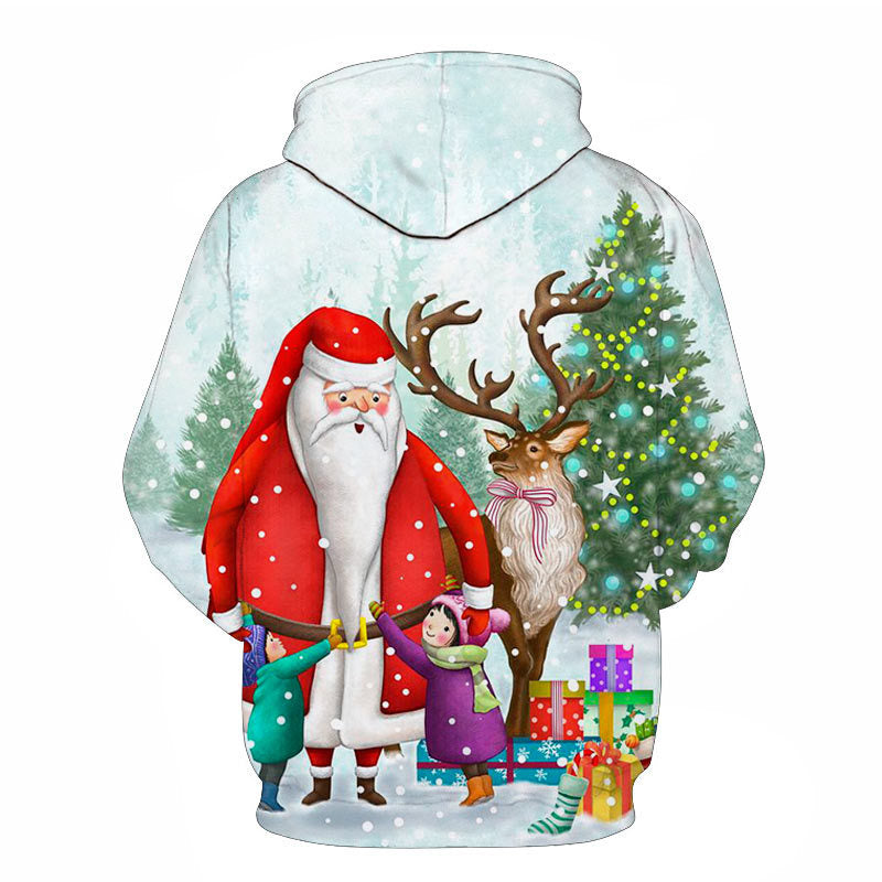 Santa And Christmas Pattern 3D Printed Hoodie Collection