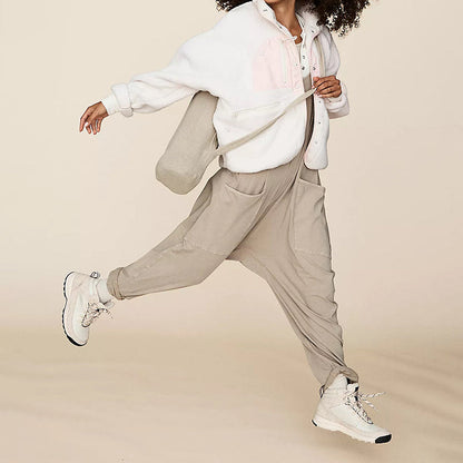 Wide Length Jumpsuit With Pockets-My Comfy Blouse