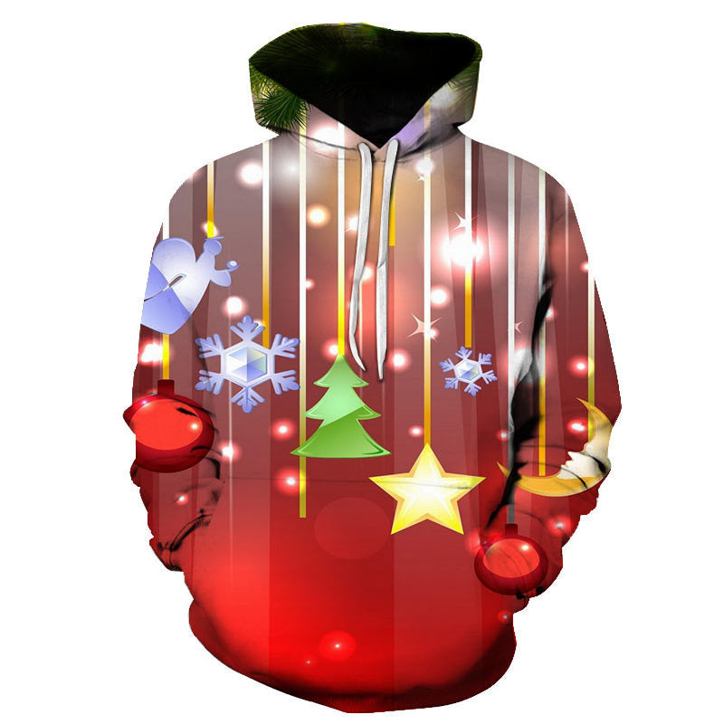 Santa And Christmas Pattern 3D Printed Hoodie Collection