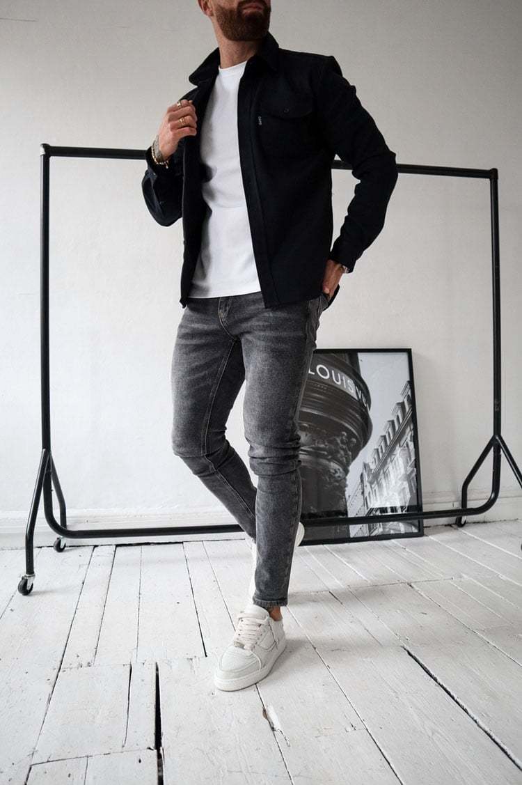 Veste chemise boutonnée