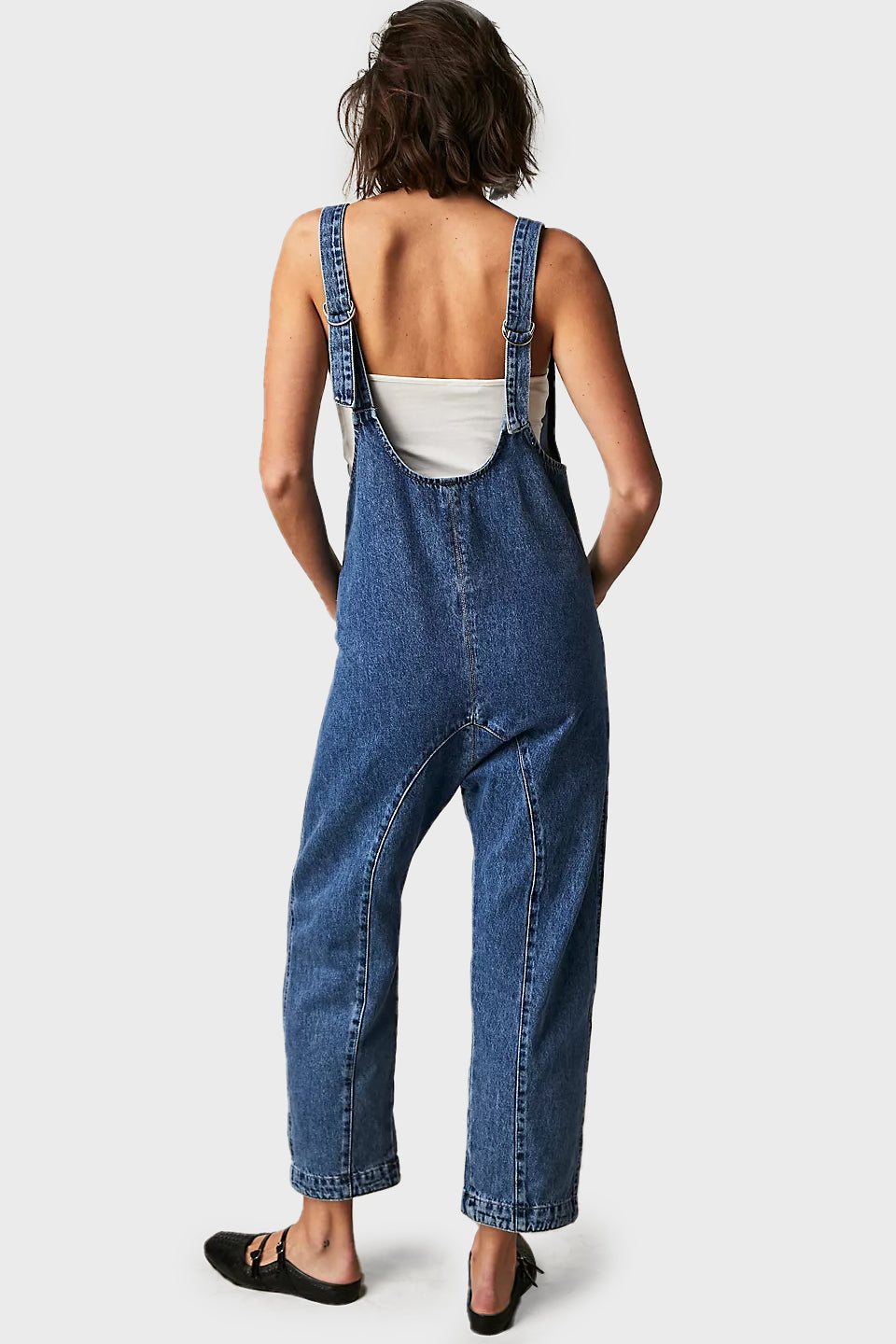 Stylish Denim Jumpsuit With Pockets