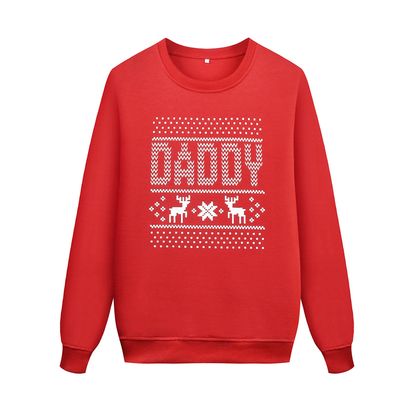 Elk Printed Christmas Family Matching Sweater