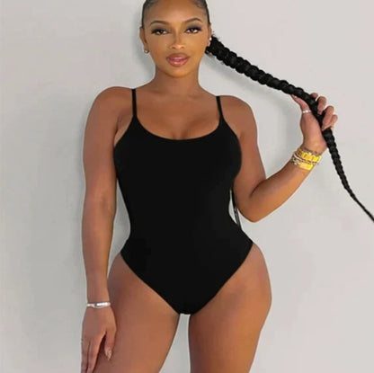 Backless String Triangle One-piece Summer Bikini