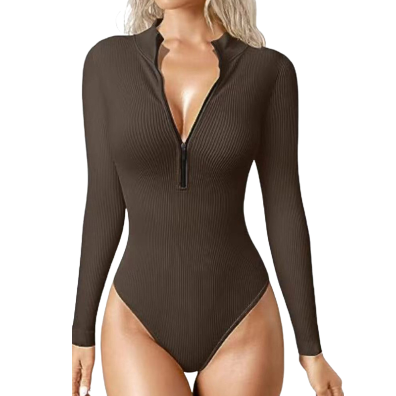 Fashionable Seamless Slimming Long Sleeve Bodysuit