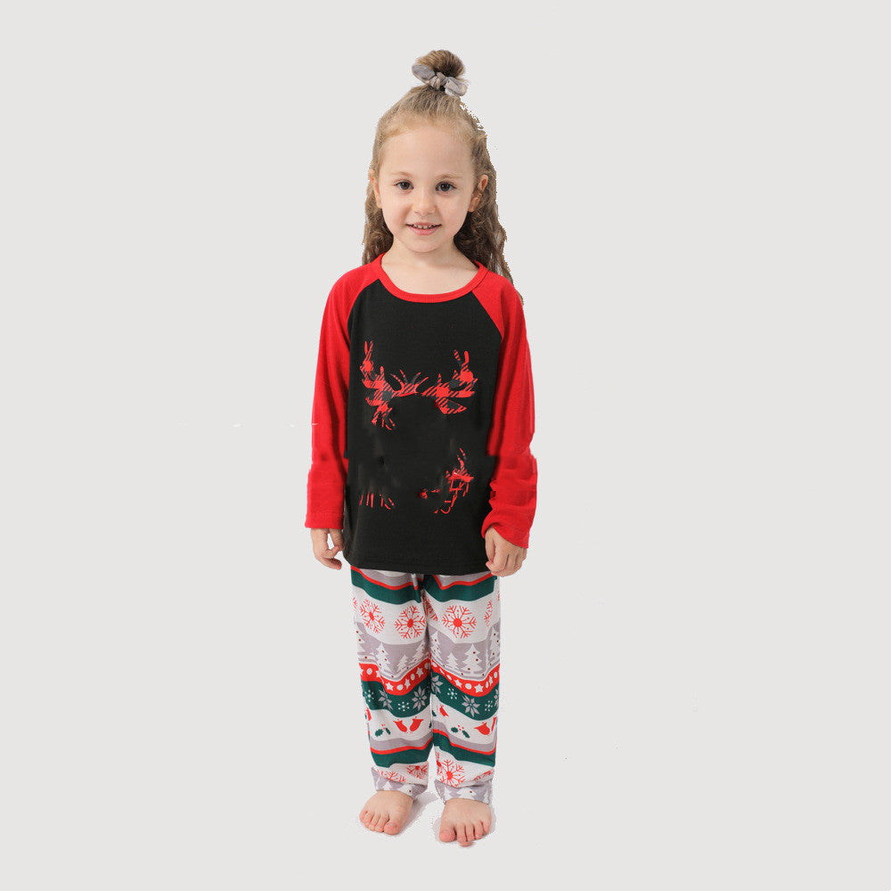 Baby Reindeer Printed Christmas Family Matching Pajamas Set