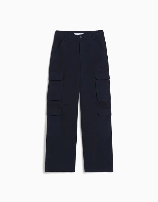 Pantalon cargo réglable à jambe droite 