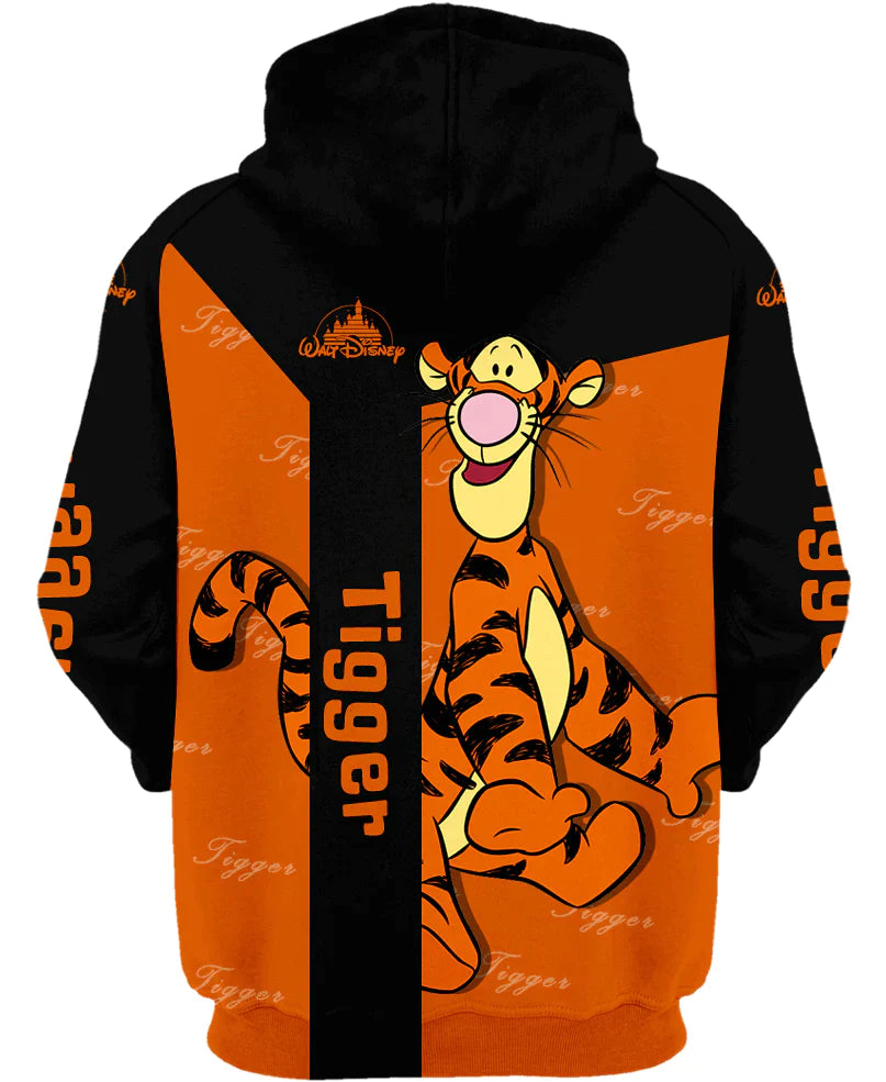 Adorable Tigger Character Hoodie