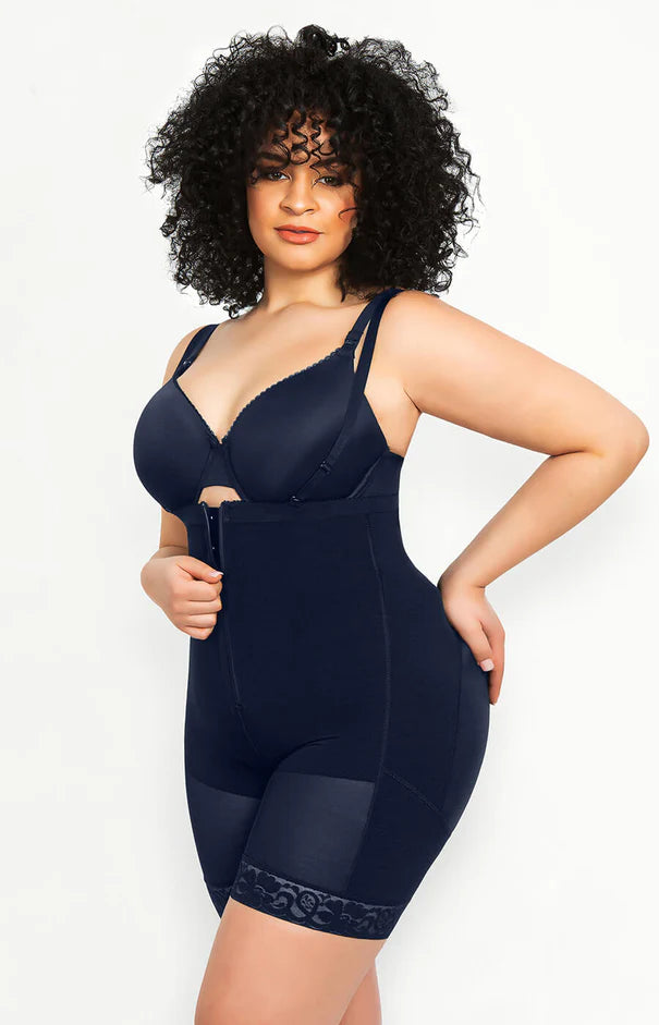 Air Slim Firm Tummy Compression Bodysuit Shaper With Butt Lifter