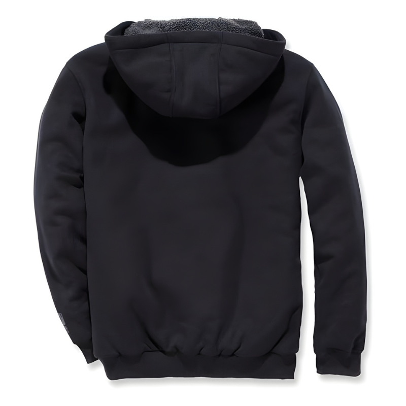 Rain Defender Sherpa Lined Full Zip Hoodies With Midweight Warmth For Men