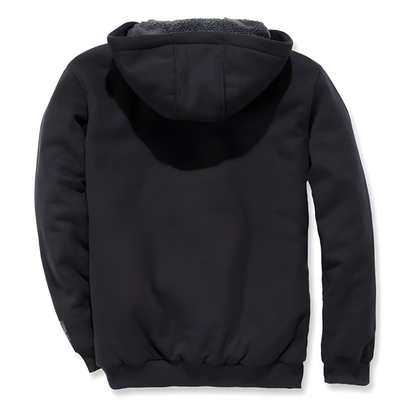 Rain Defender Sherpa Lined Full Zip Hoodies With Midweight Warmth For Men