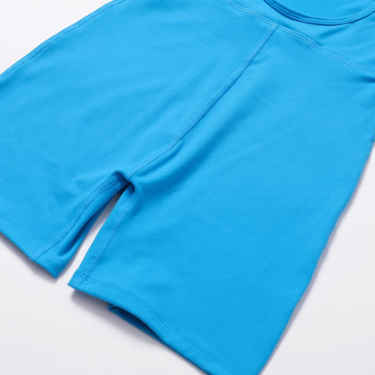 Neckholder-Yoga-Strampler mit Rückenausschnitt