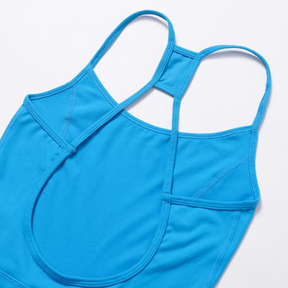 Neckholder-Yoga-Strampler mit Rückenausschnitt