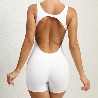 Backless Cutout Lifting Yoga Romper